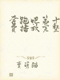 奔跑吧第十季免费播放完整版封面