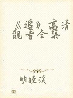 《追》高清免费观看全集