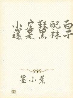 小皮鞋配白袜子还是黑袜子