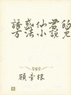 诱惑仙君的正确方法小说免费阅读