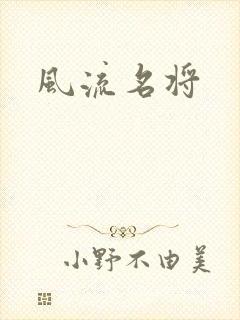 风流名将