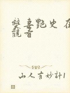 双妻艳史 在线观看