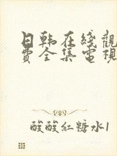 日韩在线观看免费全集电视剧三小时封面