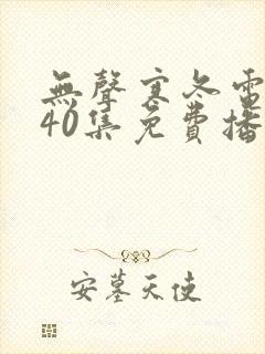 无声寒冬电视剧40集免费播放在线观看下载