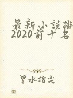 最新小说排行榜2020前十名
