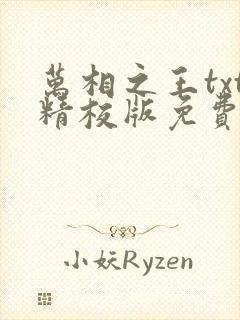 万相之王txt精校版免费阅读封面