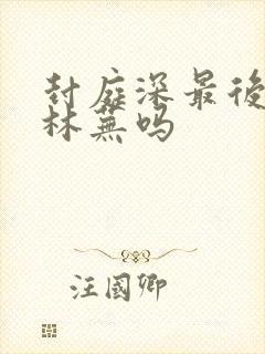 封庭深最后娶了林芜吗