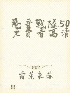 飞哥战队50集免费看高清