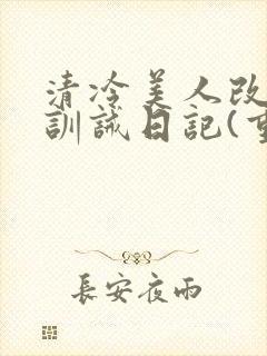 清冷美人改/造训诫日记(重口)小说