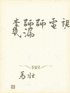 李师师电视剧哪几漏