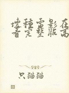 坏种电影在线观看完整版高清