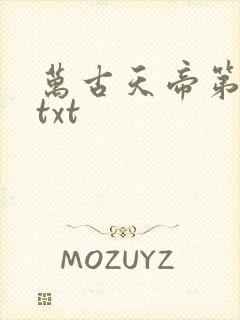 万古天帝第一神txt封面