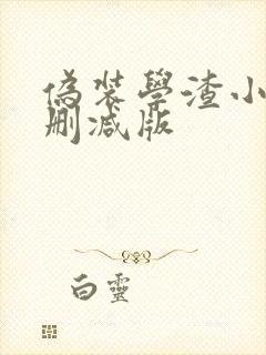 伪装学渣小说无删减版