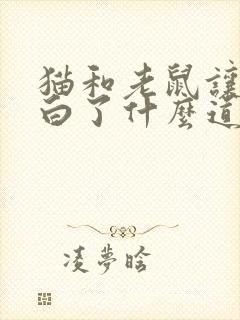 猫和老鼠让我明白了什么道理