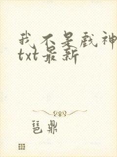 我不是戏神小说txt最新