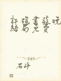 许砚书苏晚宁大结局免费封面