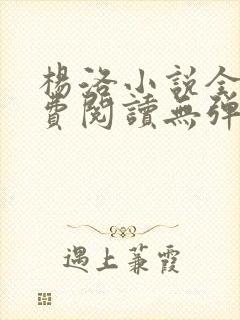 杨洛小说全文免费阅读无弹窗最新章节