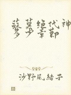 苏莫绝代神主共多少章节