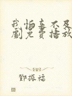 我怕来不及电视剧免费播放