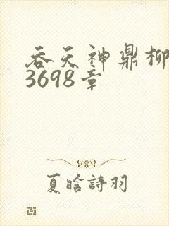 吞天神鼎柳无邪3698章