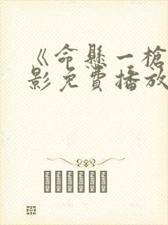 《命悬一枪》电影免费播放