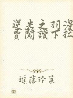 逆光之羽漫画免费阅读下拉式