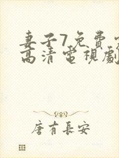 妻子7免费完整高清电视剧在线观看