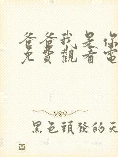 爸爸我是你儿媳免费观看电视剧第二