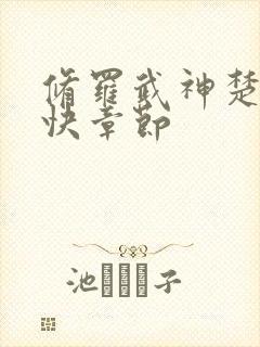 修罗武神楚枫更快章节