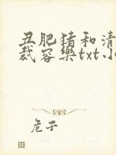 丑肥猪和清冷总裁容乐txt小说