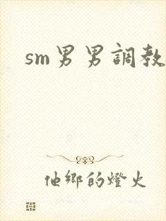 sm男男调教文
