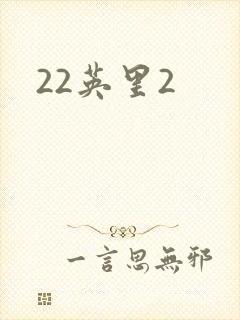 22英里2
