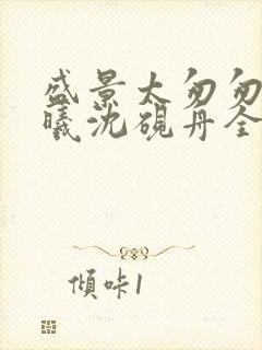 盛景太匆匆宁若曦沈砚舟全文