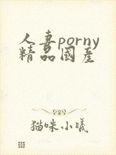 人妻porny精品国产封面