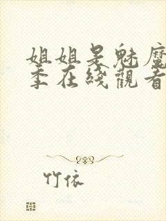 姐姐是魅魔第四季在线观看封面