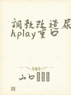 调教改造尿孔高hplay重口