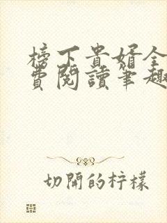 榜下贵婿全文免费阅读笔趣阁封面