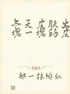 冬天皮肤出现一块一块的皮癣