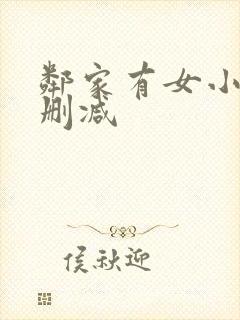 邻家有女小说无删减