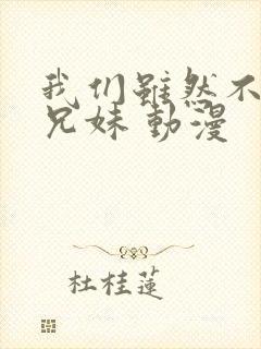 我们虽然不是亲兄妹 动漫封面