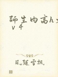 师生肉高h文1ⅴ4封面