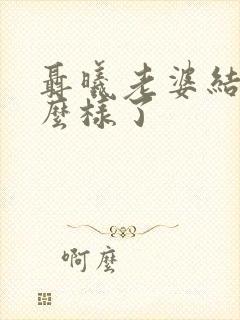 聂曦老婆结局怎么样了