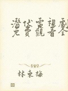 潜伏电视剧高清免费观看全集