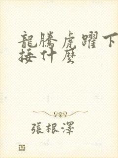 龙腾虎跃下一句接什么