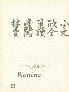 林峰宁欣小说免费阅读全文下载