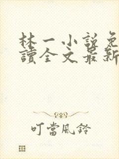 林一小说免费阅读全文最新章节