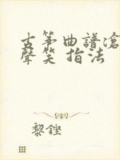 古筝曲谱沧海一声笑 指法