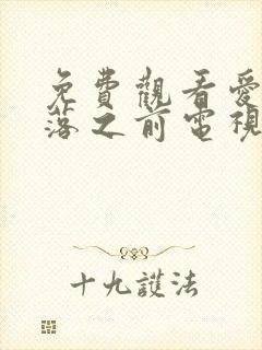 免费观看爱在日落之前电视剧封面