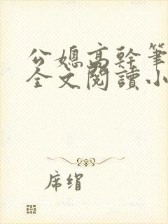 公媳高干笔趣阁全文阅读小说封面