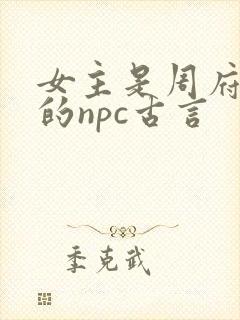 女主是周府丫鬟的npc古言封面